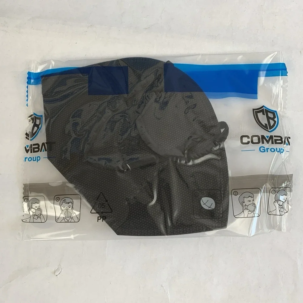 KN95 Black Medical Masks Lot Of 200 (4 Boxes, 50 ea) - NOT a drop shipper